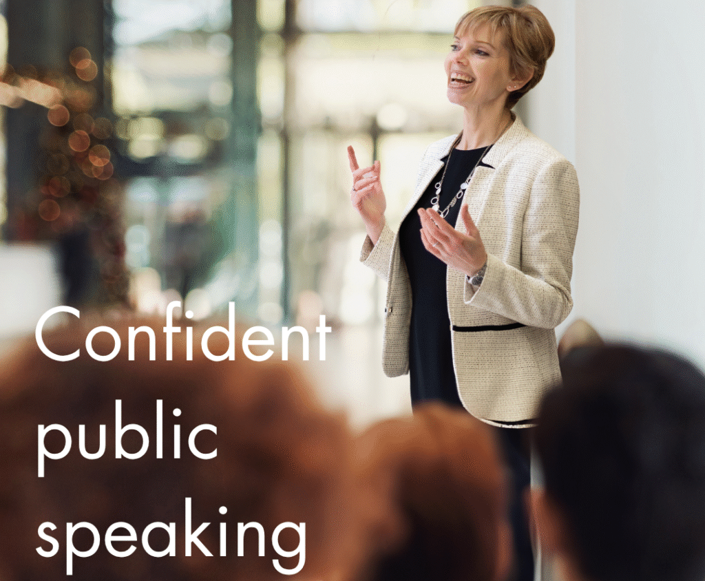 Confident public speaking
